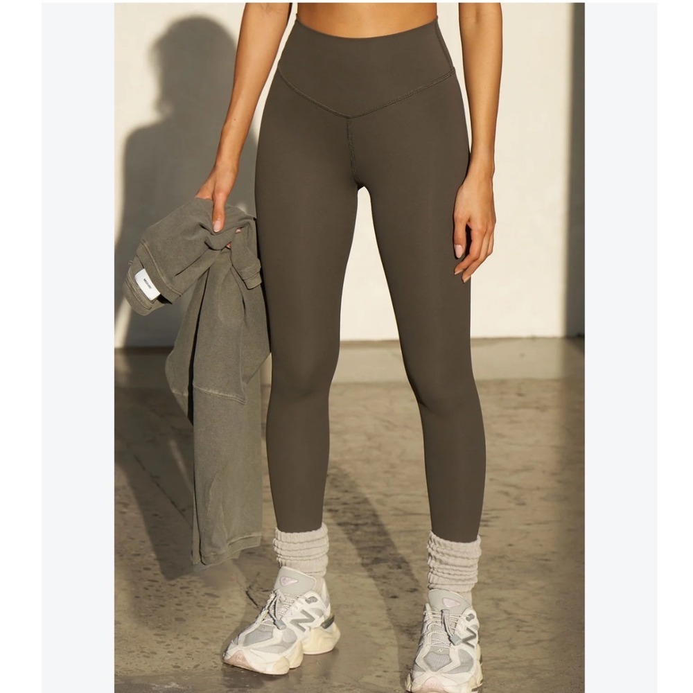 Joah Brown Second Skin High Waisted Leggings Brown Size XS/S Athleisure
